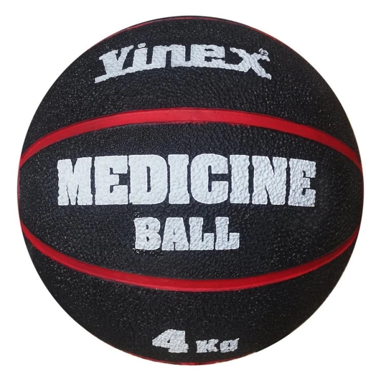 Piłka lekarska SMJ VMB-L004R czarno-czerwona 4kg