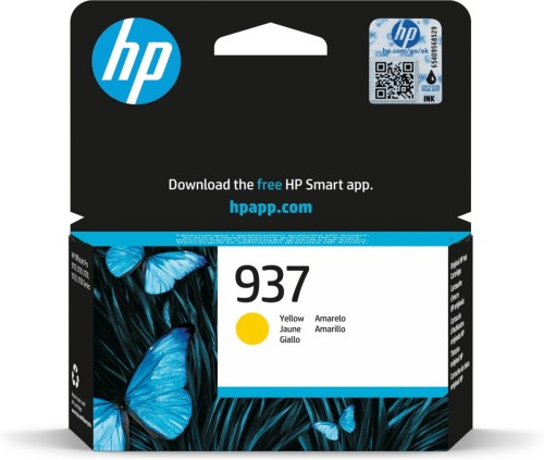HP Oryginalny wkład z żółtym atramentem 937