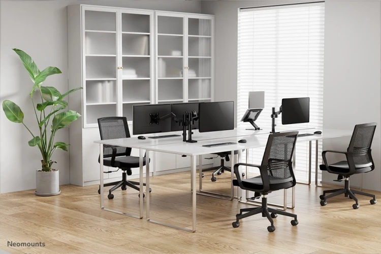 Neomounts DS70-750BL1 uchwyt / stojak do monitorów 68,6 cm (27") Biurko Czarny