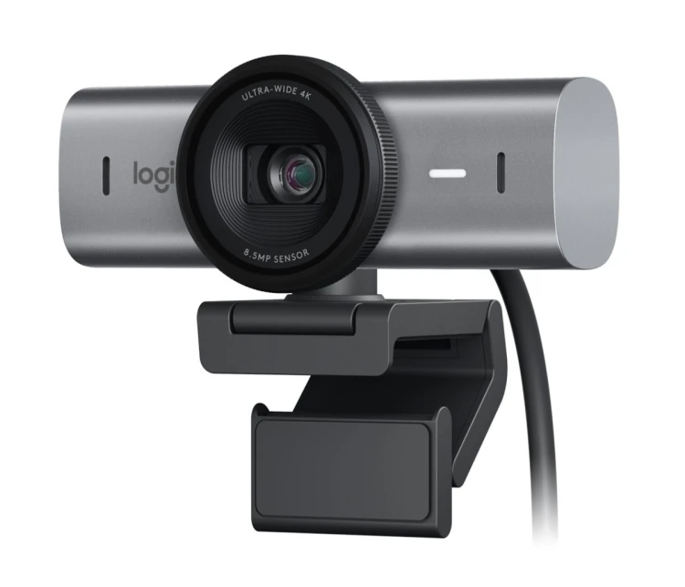 Logitech MX Brio 705 for Business kamera internetowa 8,5 MP 4096 x 2160 px USB 3.2 Gen 1 (3.1 Gen 1) Aluminium, Czarny