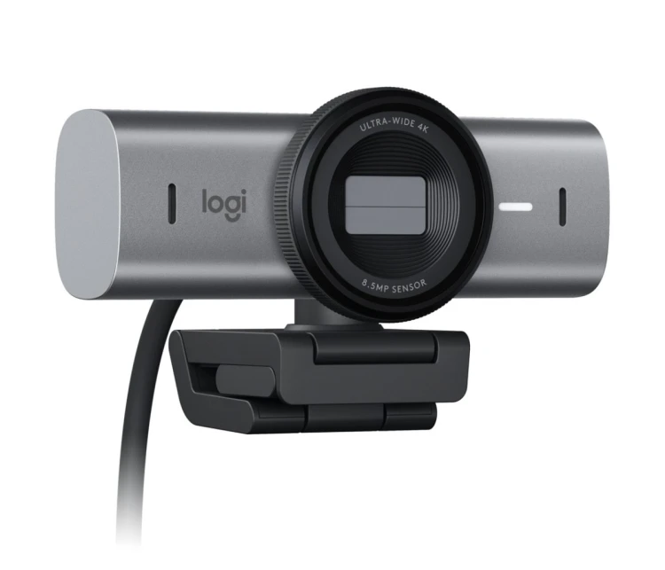 Logitech MX Brio 705 for Business kamera internetowa 8,5 MP 4096 x 2160 px USB 3.2 Gen 1 (3.1 Gen 1) Aluminium, Czarny