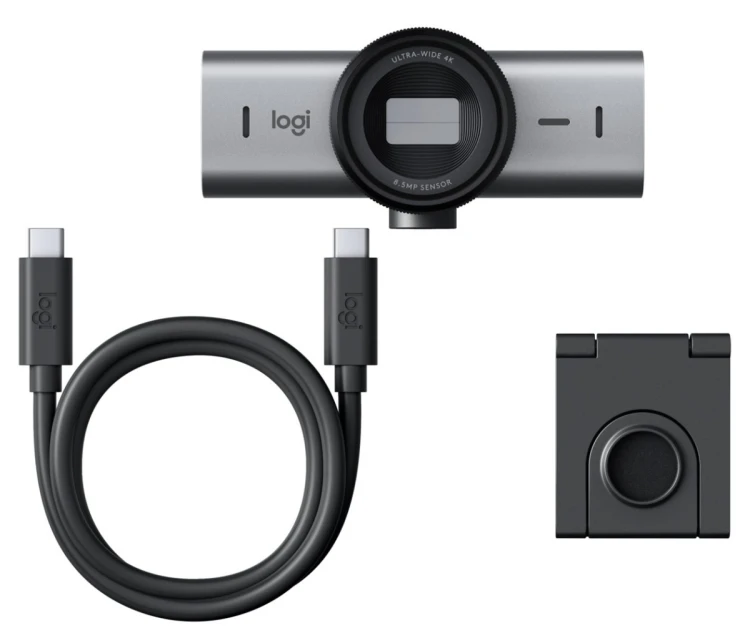 Logitech MX Brio 705 for Business kamera internetowa 8,5 MP 4096 x 2160 px USB 3.2 Gen 1 (3.1 Gen 1) Aluminium, Czarny