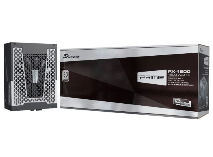 Seasonic ATX3-PRIME-PX-1600 moduł zasilaczy 1600 W 20+4 pin ATX ATX Czarny