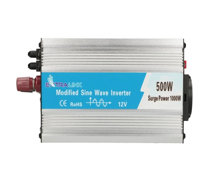 Przetwornica samochodowa Extralink OPIM-500W 12V 500W modyfikowany sinus