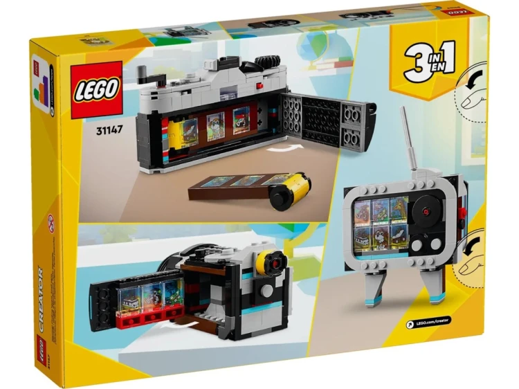 LEGO Creator 3w1 31147 - Aparat w stylu retro