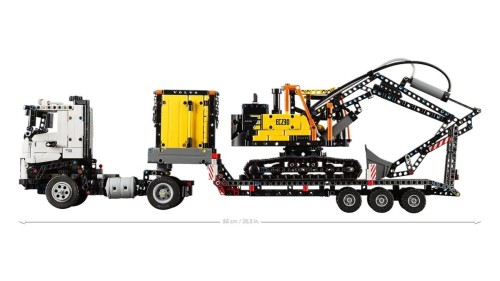 LEGO Technic 42175 - Ciężarówka Volvo FMX i koparka EC230 Electric