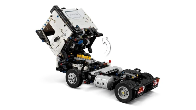 LEGO Technic 42175 - Ciężarówka Volvo FMX i koparka EC230 Electric