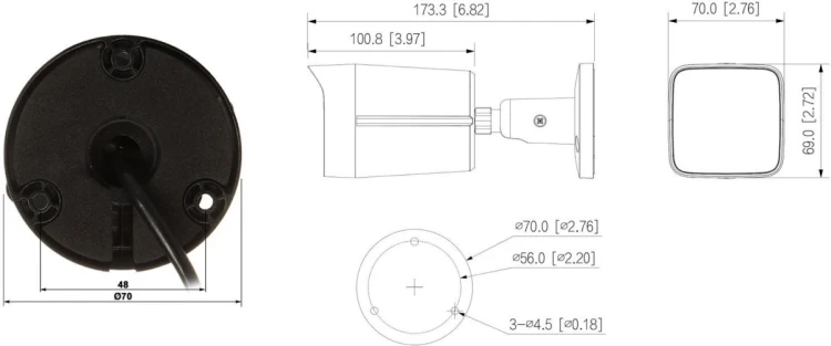 KAMERA IP DAHUA IPC-HFW1639TC-A-IL-0280B-S6