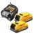 DEWALT AKUMULATOR 18V 1,7Ah POWERSTACK 2szt. + ŁADOWARKA DCB1102