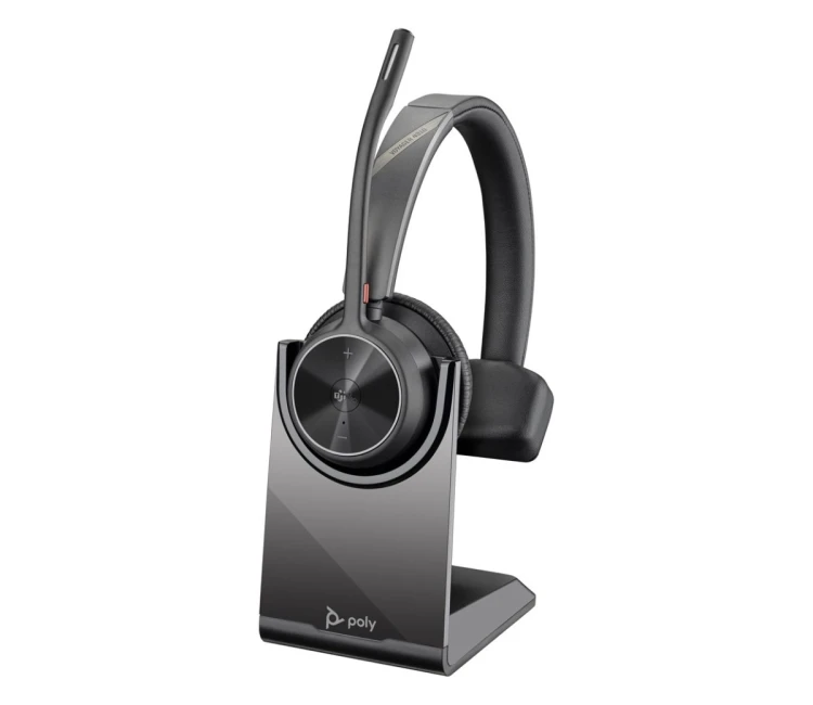 POLY Zestaw słuchawkowy Voyager 4310 z certyfikatem Microsoft Teams + adapter BT700 + stacja ładująca
