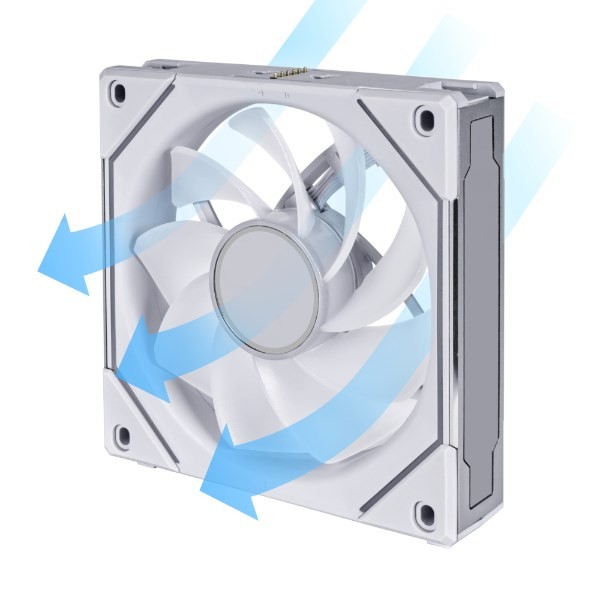 Lian Li UNI FAN SL-INF 120 ARGB Wentylator PWM z odwróconym ostrzem - 120mm, biały