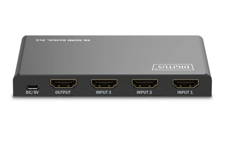 Digitus Przełącznik 4K HDMI, 3 x 1