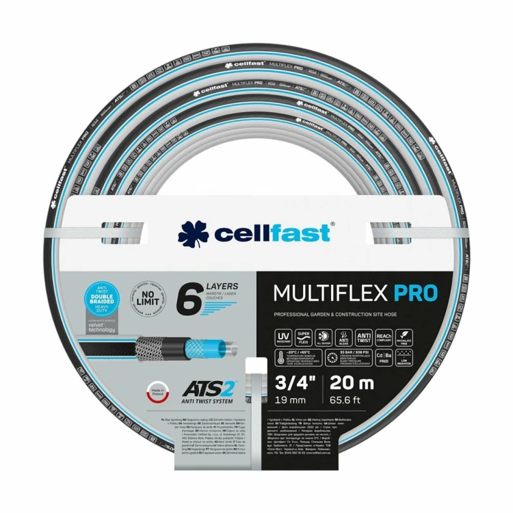 CELLFAST WĄŻ OGRODNICZY MULTIFLEX PRO ATS2 1" 10m