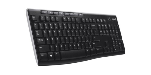 Klawiatura bezprzewodowa Logitech K270 RF Wireless QWERTZ Niemiecki Czarny