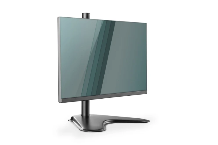 Stojak biurkowy pojedynczy , 1xLCD, max. 32", max.8kg, uchylno-obrotowy 180° PIVOT