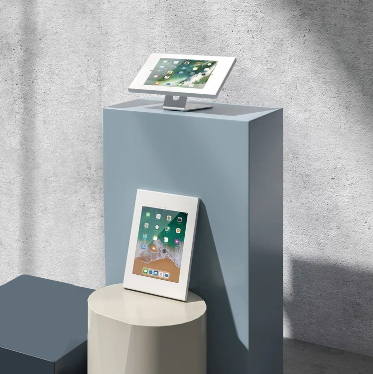 Stojak uchwyt reklamowy do tabletu Maclean, ścienny biurkowy z blokadą, 9.7”/10.2”, iPad, 10.5”, iPad Air/ iPad Pro, 10.1", Sams