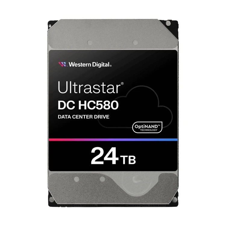 Dysk serwerowy HDD Western Digital Ultrastar DC HC580 WUH722424AL5204 (24 TB; 3,5"; SAS)