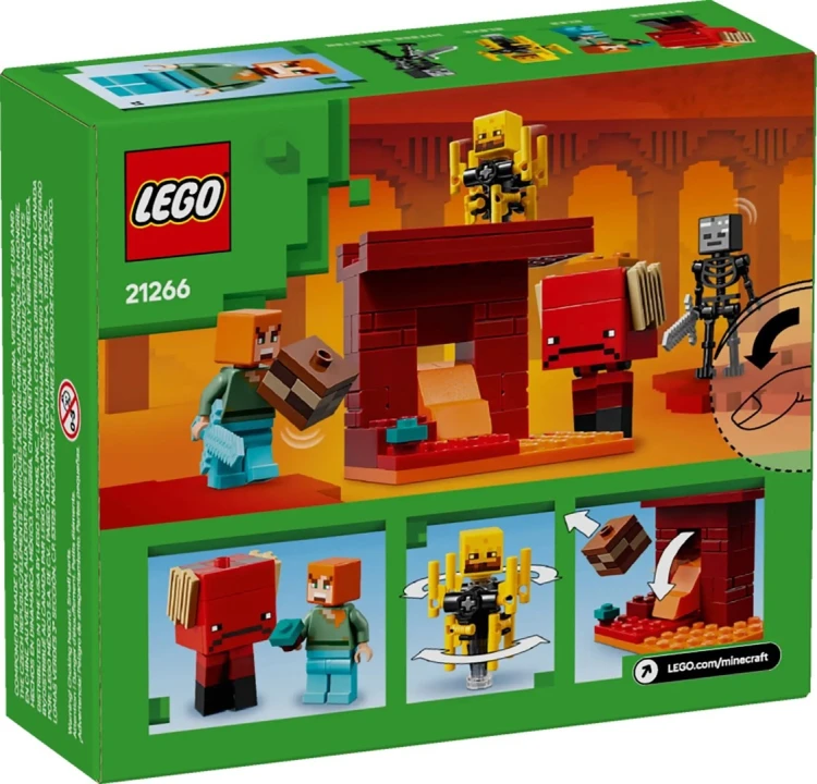 LEGO Minecraft 21266 - Bitwa na moście Netheru