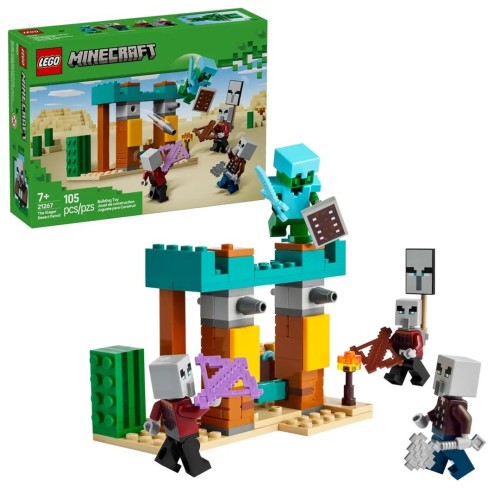 LEGO Minecraft 21267 - Pustynny patrol złosadników