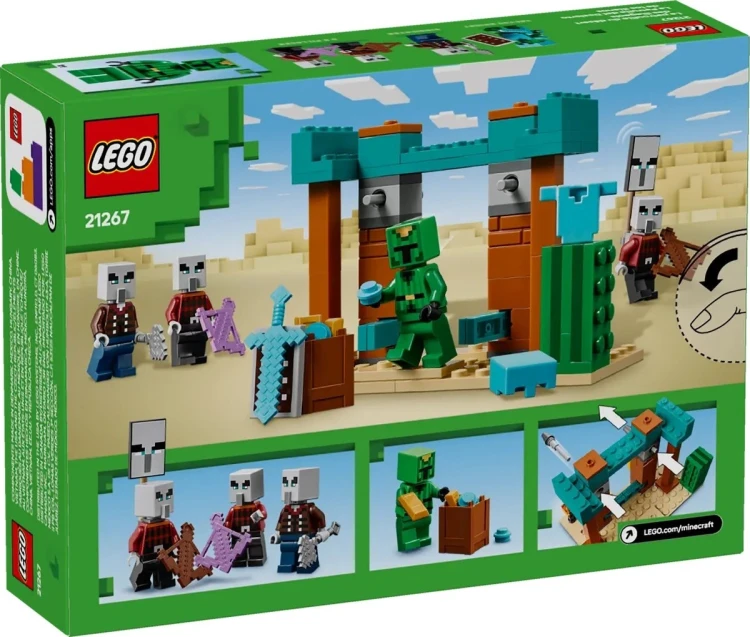 LEGO Minecraft 21267 - Pustynny patrol złosadników