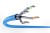 Kabel instalacyjny DIGITUS kat.6A, U/FTP, Dca, AWG 23/1, LSOH, 500m, niebieski, szpula