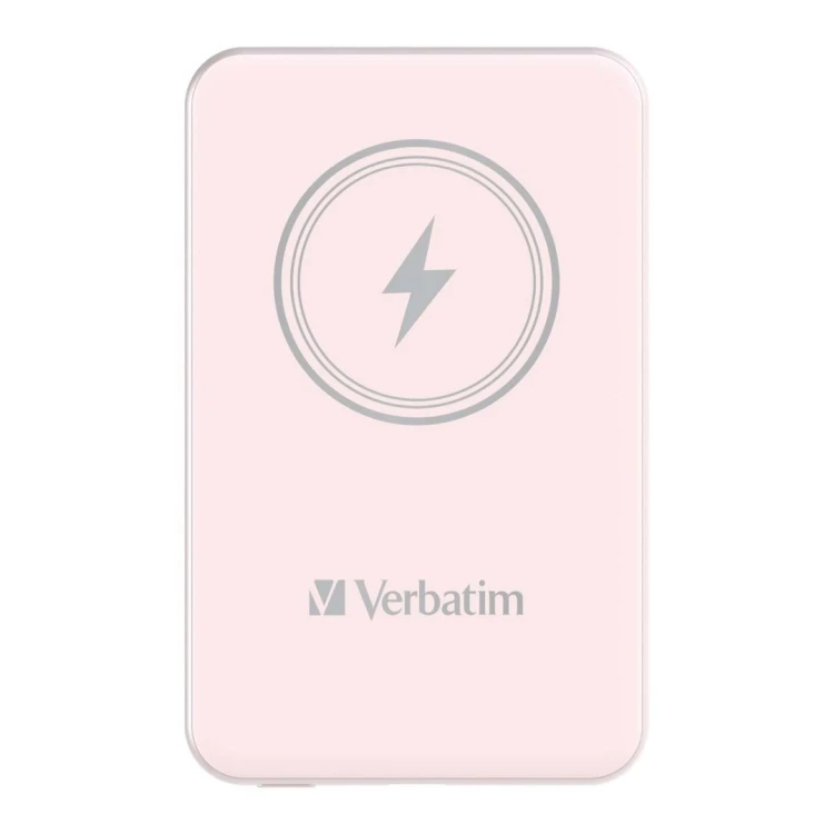 Verbatim Charge 'n' Go Litowo-polimerowy (LiPo) 5000 mAh Bezprzewodowe ładowanie Różowy