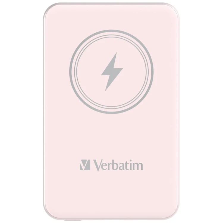Verbatim Charge 'n' Go Litowo-polimerowy (LiPo) 5000 mAh Bezprzewodowe ładowanie Różowy