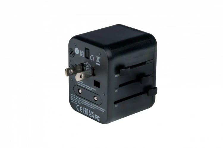 Verbatim 49544 adapter wtyczek zasilających Uniwersalne Czarny