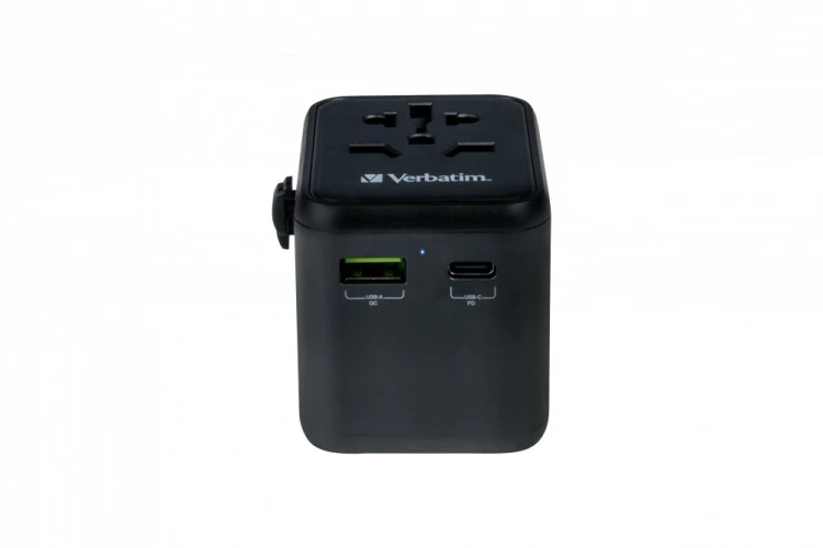 Verbatim 49544 adapter wtyczek zasilających Uniwersalne Czarny