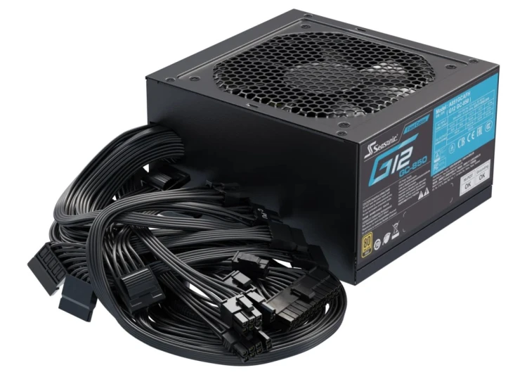 Seasonic Netzteil 850W G12 GC-850 80+Gold moduł zasilaczy ATX Czarny