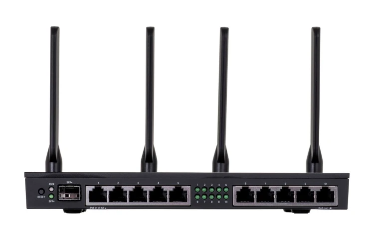Router WiFi 5 Mikrotik RB4011iGS+5HacQ2HnD-IN 2,4GHz(2x2)/5GHz(4x4) 11p