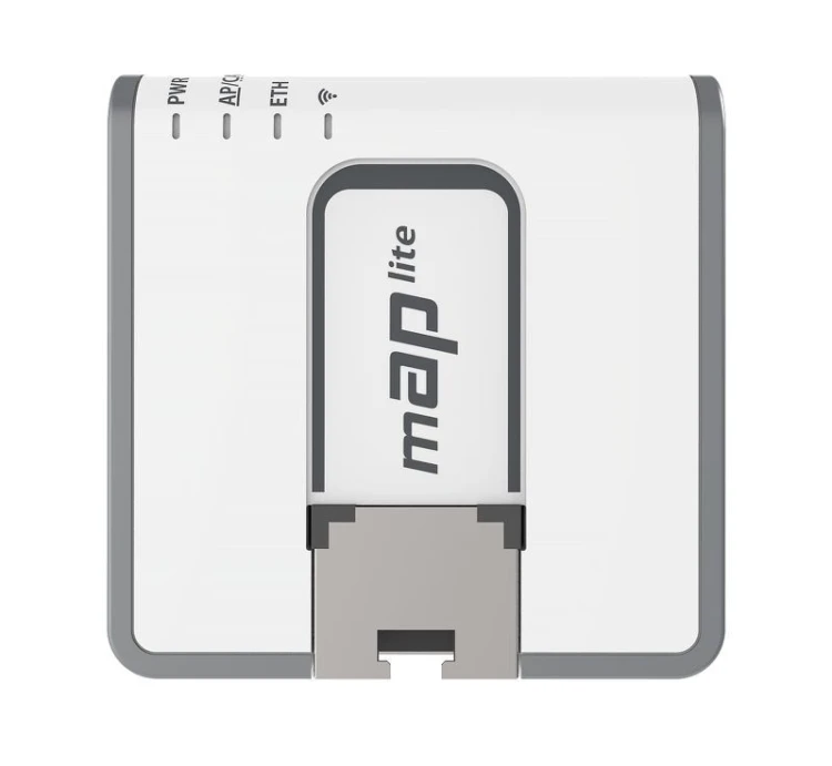 Router WiFi 4 Mikrotik mAP lite (RBmAPL-2nD) 2,4GHz(2x2) 1p