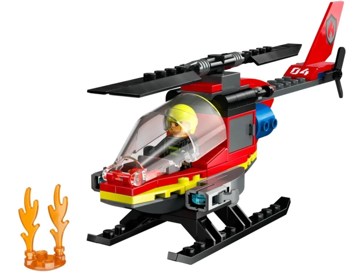 LEGO City 60411 - Strażacki helikopter ratunkowy