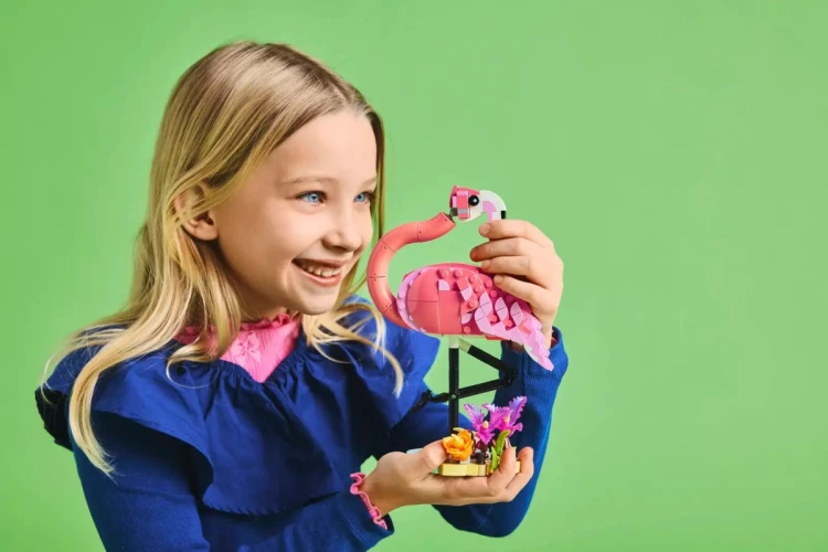 LEGO Creator 3w1 31170 - Dzikie zwierzęta: Różowy flaming
