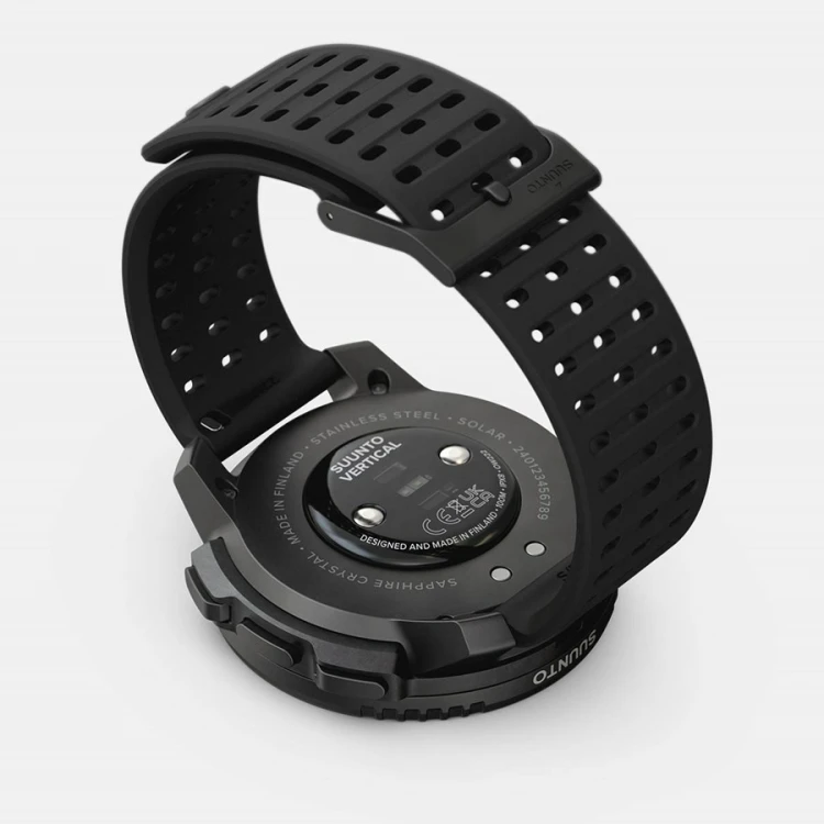 Zegarek sportowy Suunto Vertical Solar All Black 49mm Czarny