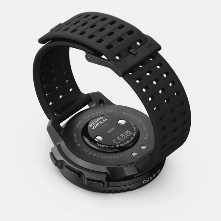 Zegarek sportowy Suunto Vertical Solar All Black 49mm Czarny