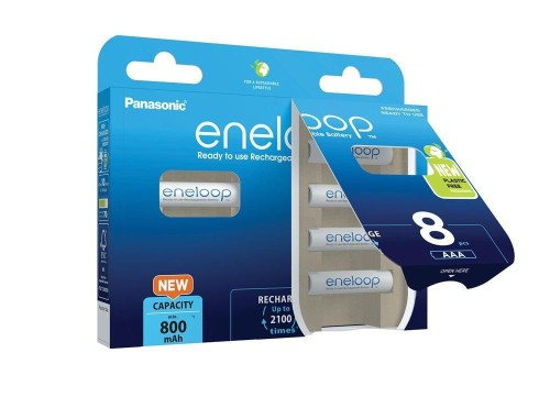 PANASONIC ENELOOP AAA 800 mAh 8 szt