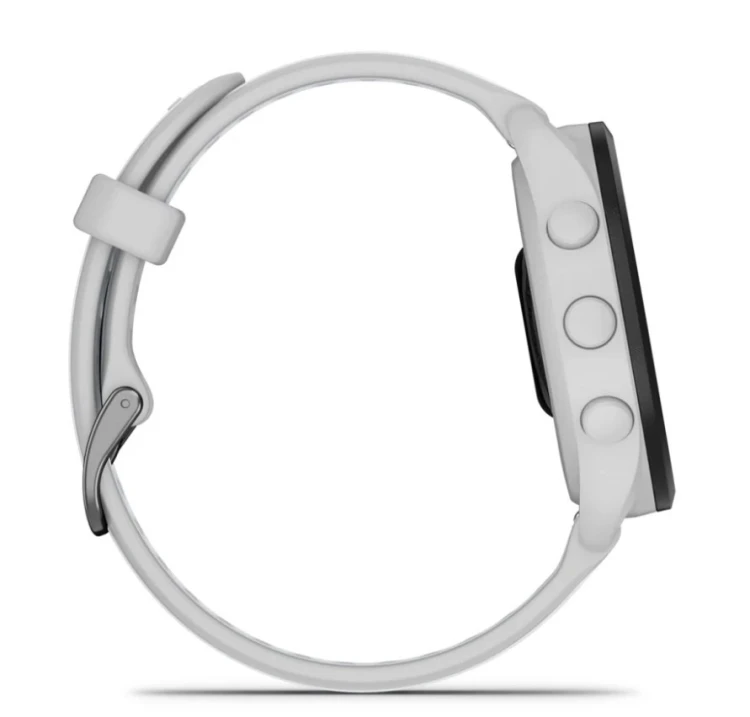 Zegarek sportowy Garmin Forerunner 165 AMOLED 43mm Whitestone