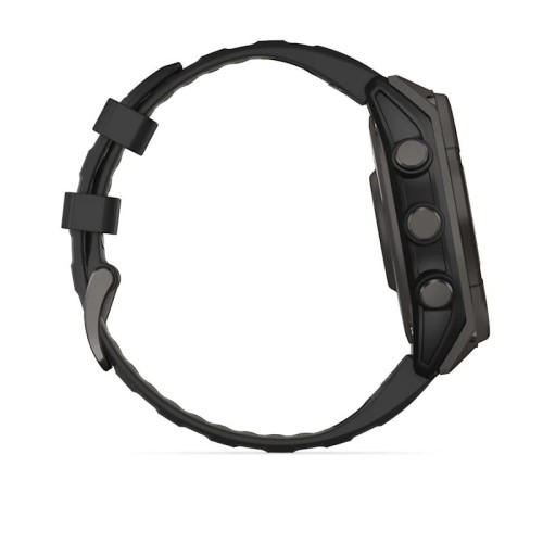 Zegarek sportowy Garmin Fenix 8 AMOLED Solar Sapphire 47mm Titanium Carbon Gray