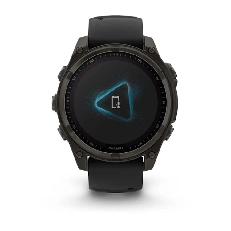 Zegarek sportowy Garmin Fenix 8 AMOLED Solar Sapphire 47mm Titanium Carbon Gray