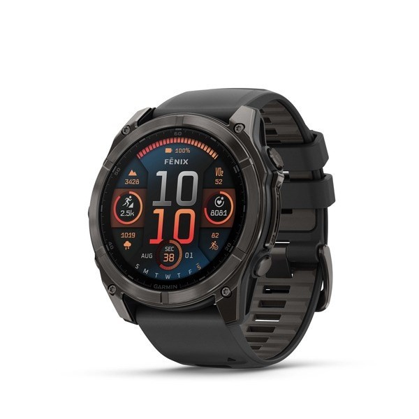 Zegarek sportowy Garmin Fenix 8 AMOLED Sapphire  51mm Czarny
