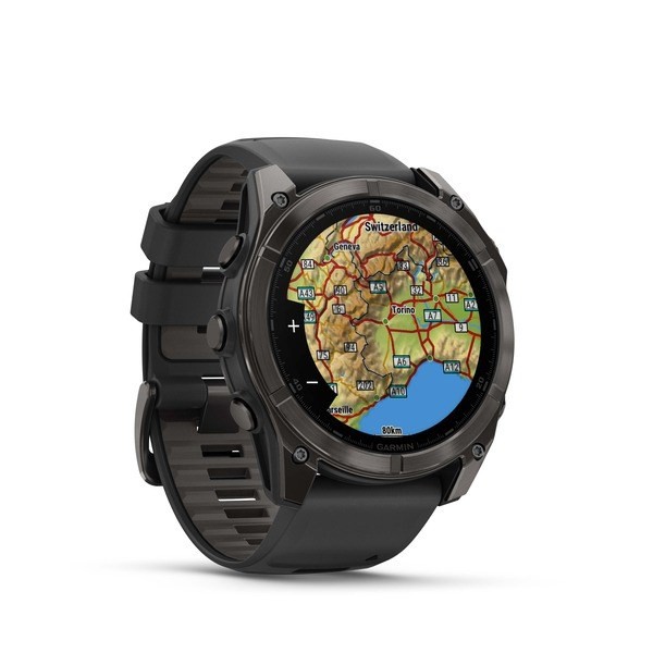 Zegarek sportowy Garmin Fenix 8 AMOLED Sapphire  51mm Czarny