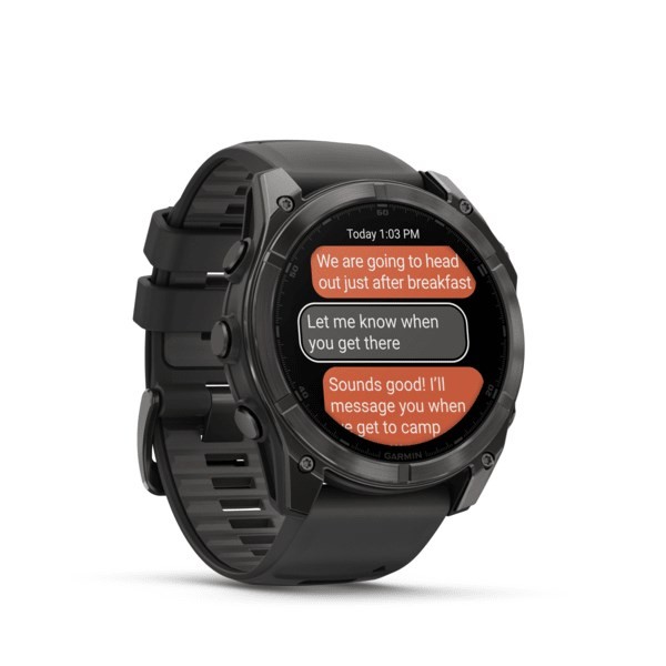 Zegarek sportowy Garmin Fenix 8 AMOLED Sapphire  51mm Czarny