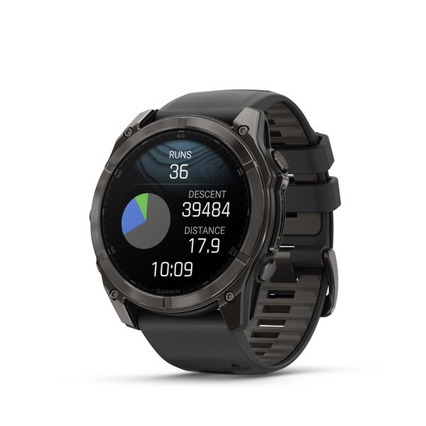 Zegarek sportowy Garmin Fenix 8 AMOLED Sapphire  51mm Czarny