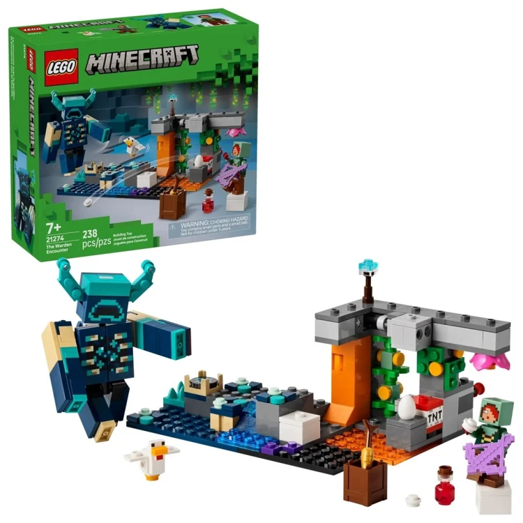 LEGO Minecraft 21274 - Spotkanie ze strażnikiem