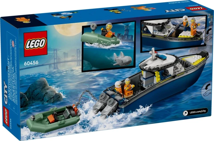 LEGO City 60456 - Pościg łodzią policyjną