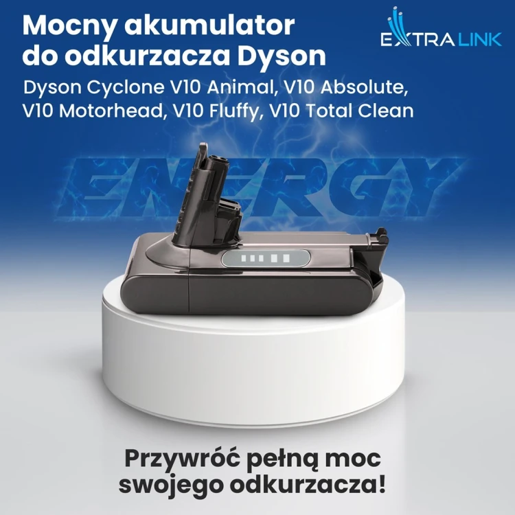 Bateria, akumulator do odkurzacza Dyson V10 25.2V 3000mAh