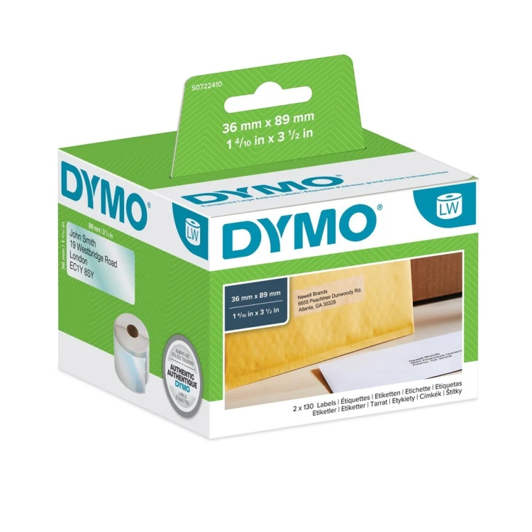 DYMO LW - Duze etykiety adresowe - 36 x 89 mm - S0722410