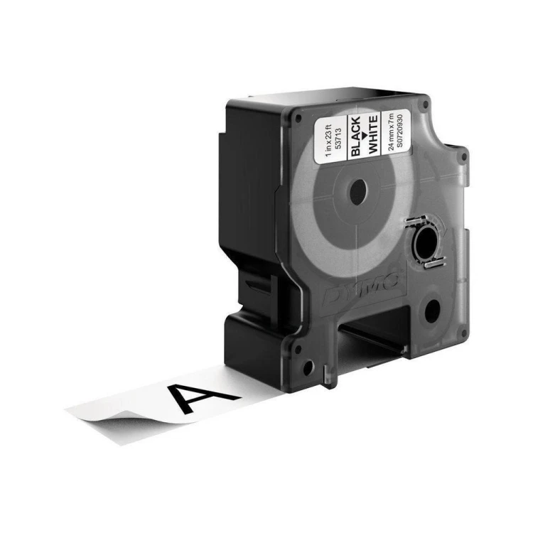 Taśma Dymo D1- 24mm x 7m czarny/ biały