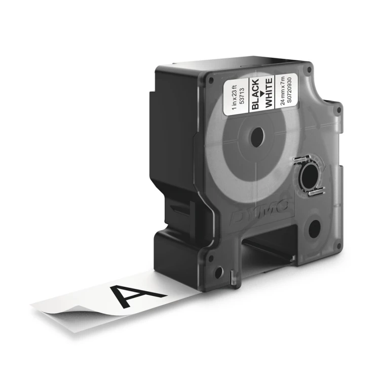 Taśma Dymo D1- 24mm x 7m czarny/ biały